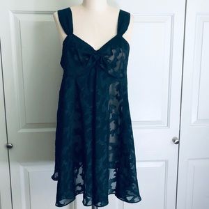 Victoria’s Secret Teddy Baby Doll Nightie Lingerie Size M Black